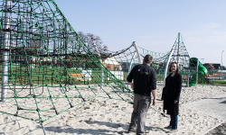 Nowe place zabaw na terenie gminy Miękinia oddane do użytku