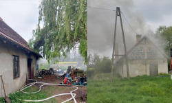 Dwie osoby zginęły w pożarze budynku mieszkalnego w miejscowości Słup