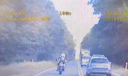 4750 zł mandatu oraz 65 punktów karnych dla lekkomyślnego motocyklisty