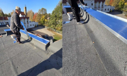 Gmina Środa Śląska ociepliła salę gimnastyczną w Szczepanowie