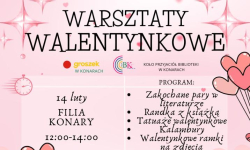 Walentynkowe Warsztaty w Konarach!