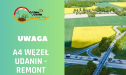 Ruszają prace remontowe na wiadukcie autostrady A4 na węźle Udanin