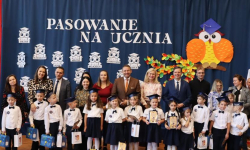 Pierwszoklasiści z Udanina oficjalnie przyjęci do grona uczniów