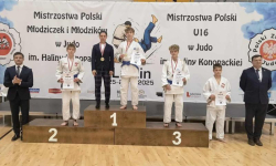 Marcel Strach z Piotrowic ze srebrnym medalem Mistrzostw Polski w judo
