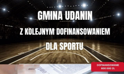 Gmina Udanin z kolejnym dofinansowaniem dla sportu