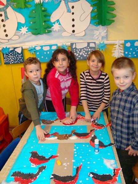 Przedszkolaki pamiętają o ptakach