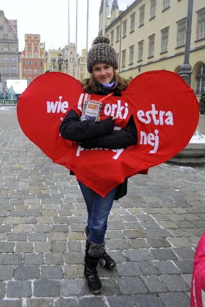 WOŚP na wrocławskim Rynku