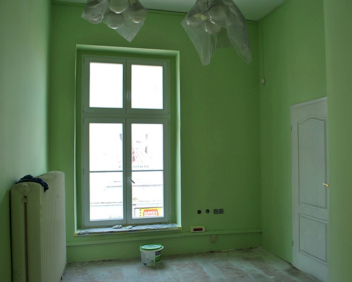 Remont pomieszczeń w starostwie