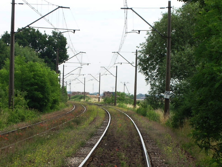 Pociągi w Mirkowie zderzyły się na tym łuku