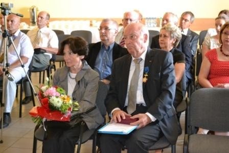 Uroczystość wręczenia Krzyża Oficerskiego Orderu Zasługi RP prof. Rudolfowi Lenzowi