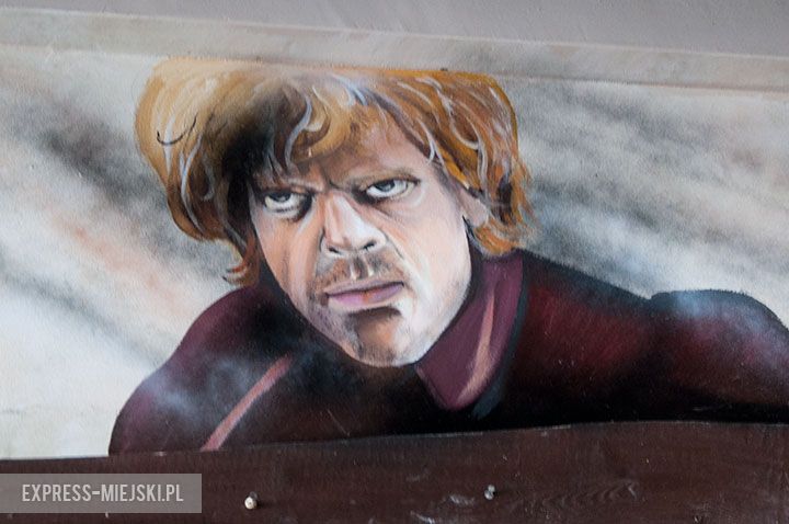 Rysunki na suficie w Gościńcu pod Furą wykonane przez wrocławskich studentów