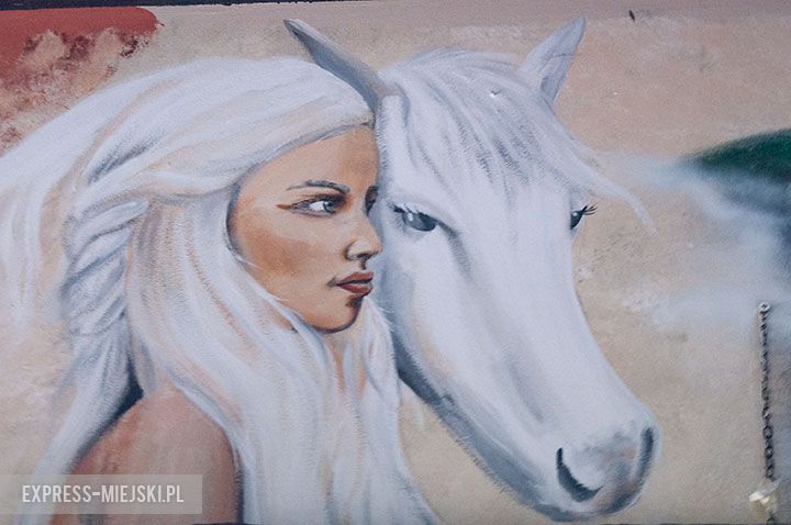 Rysunki na suficie w Gościńcu pod Furą wykonane przez wrocławskich studentów