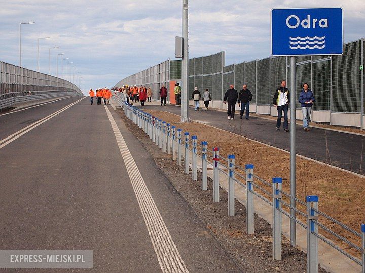 Otwarcie mostu Brzeg Dolny - Miękinia