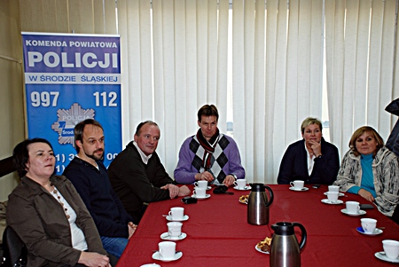 Policjanci z Niemiec z wizytą w Środzie Śląskiej