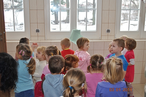 Pierwszy dzień przedszkolaków w Ujeździe Górnym