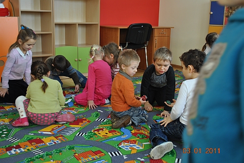 Pierwszy dzień przedszkolaków w Ujeździe Górnym