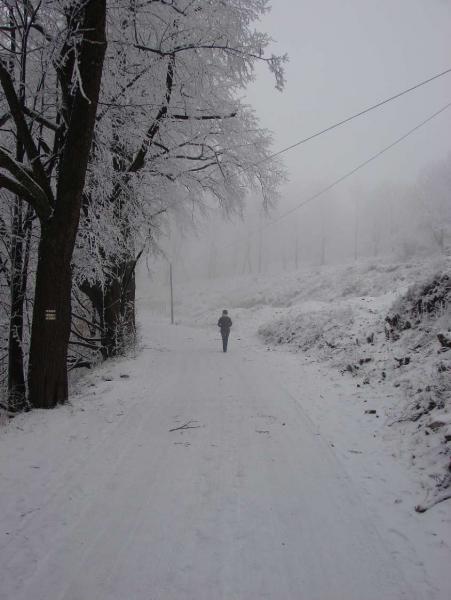 Srebrna Góra w zimie