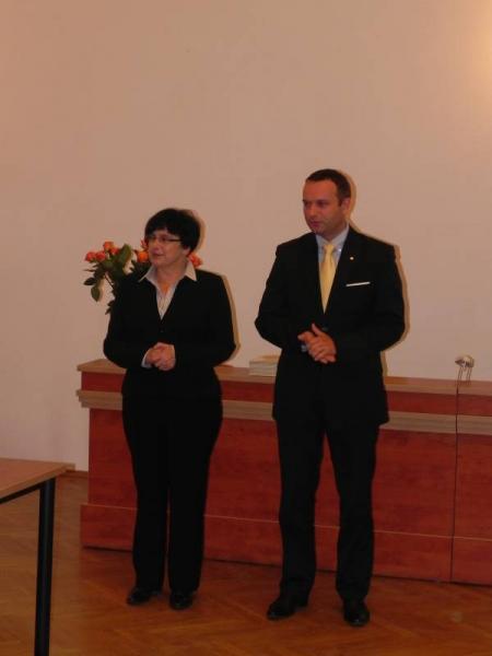 Środa Śląska - rozdanie dyplomów stypendystom