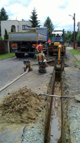 Wymiana sieci wodociągowej na Okrężnej