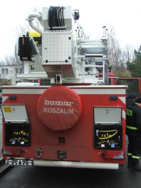 Odbiór techniczny samochodu w PSP w Środzie Śląskiej