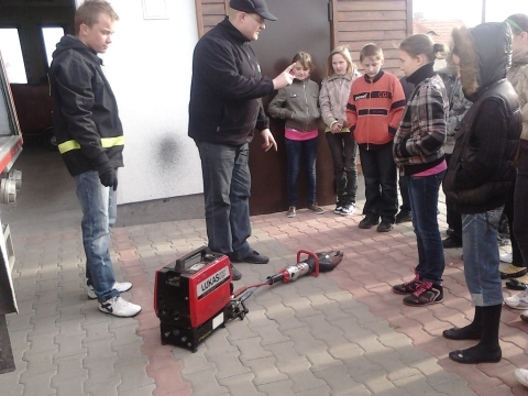 Godzina wychowawcza w OSP Udanin