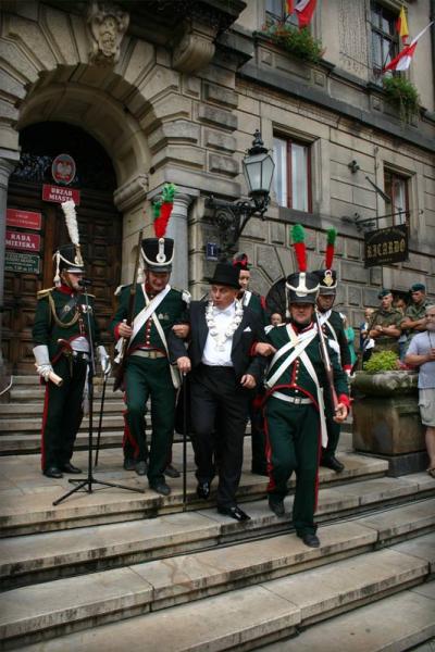 Inscenizacja w Rynku - V Dni Twierdzy Kłodzkiej