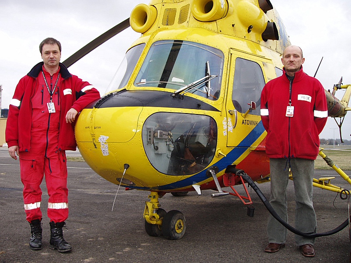 Śmigłowiec Mi2. Zdjęcie zrobione pół roku przed katastrofą
