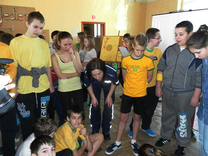 Olimpiada w sali gimnastycznej