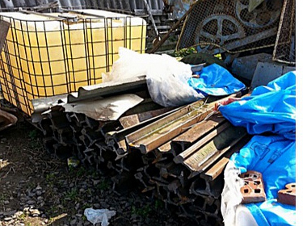 Kradzione tory znaleziono na posesji 