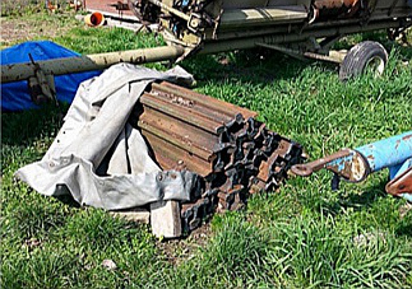 Kradzione tory znaleziono na posesji 