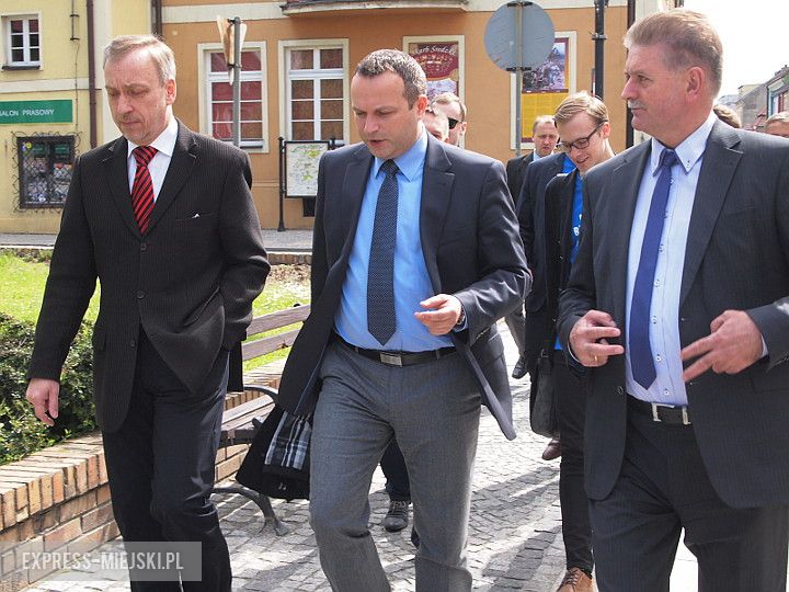 Kandydat na europosła w Środzie Śląskiej