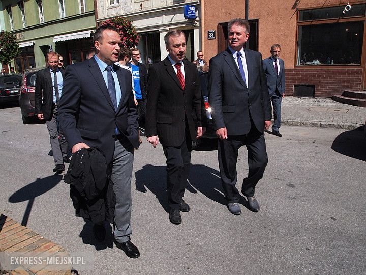 Kandydat na europosła w Środzie Śląskiej