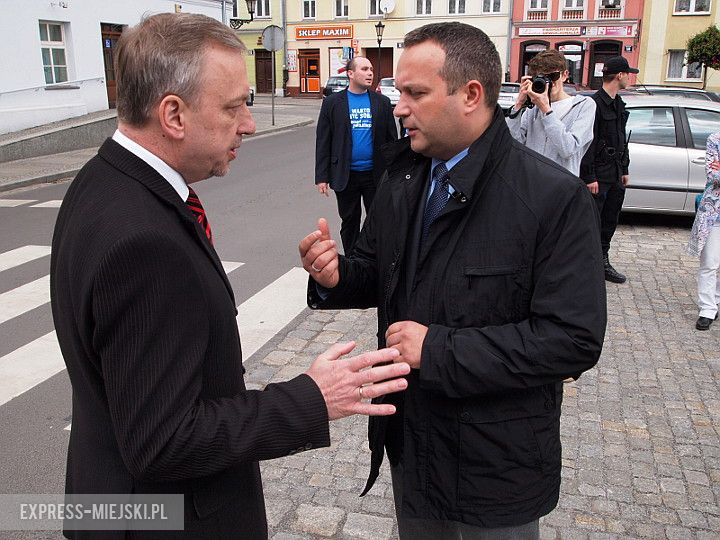 Kandydat na europosła w Środzie Śląskiej