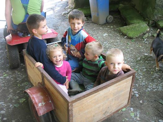 Super przejażdżka :) Julka, Dawid, Oskar, Marcel, Karol