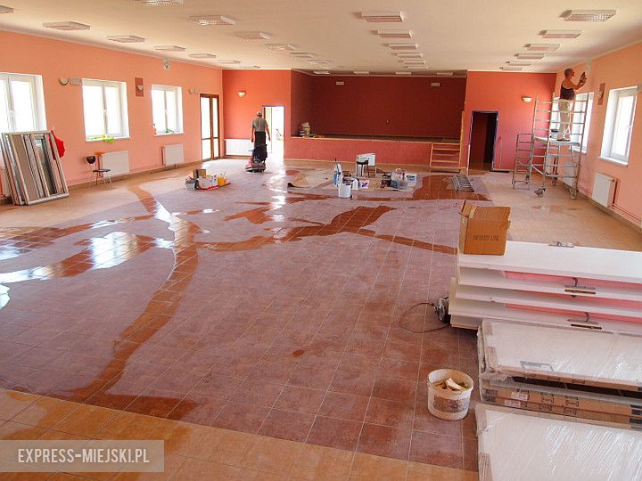 Świetlica w trakcie remontu