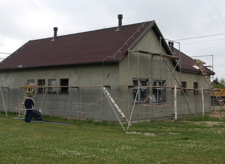 Budowa świetlicy w Komornikach