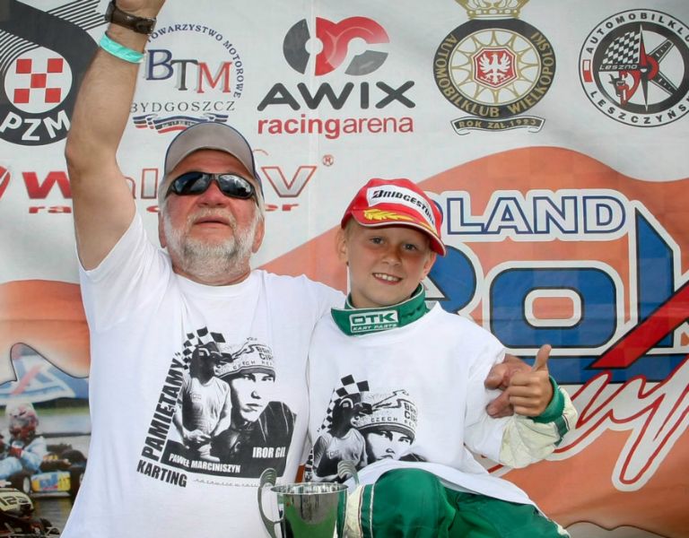 Zawody na poznańskim kartodromie