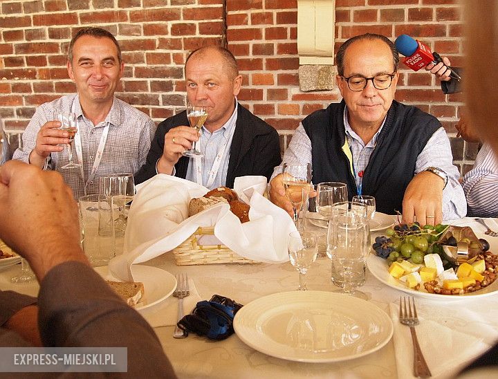 Minister w winnicy Jaworek