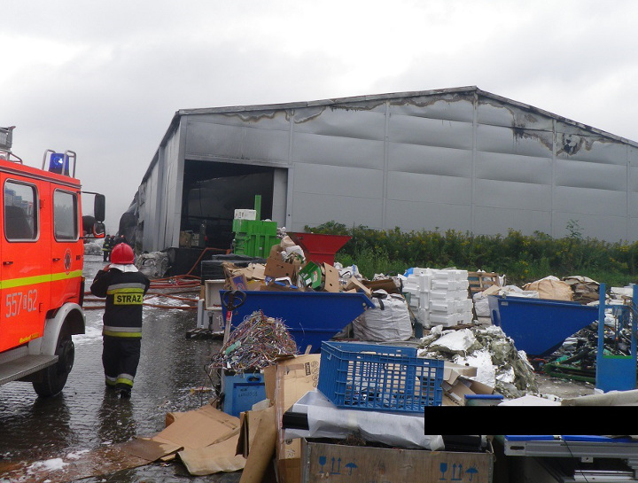 Pożar gaszono przez ponad 3 godziny