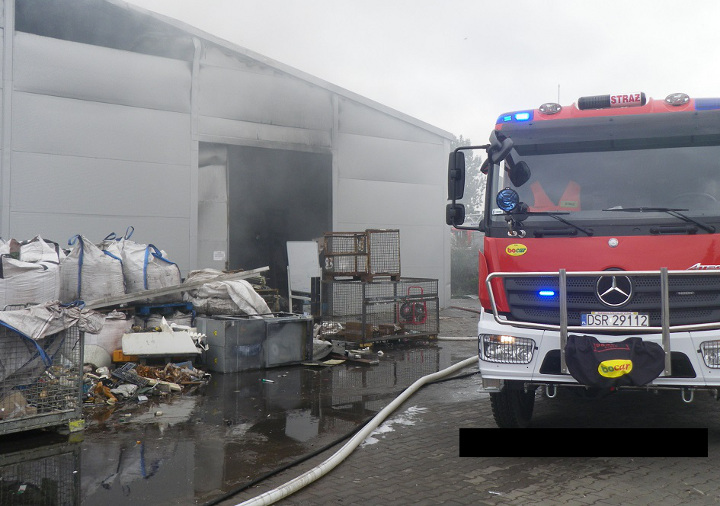 Pożar gaszono przez ponad 3 godziny