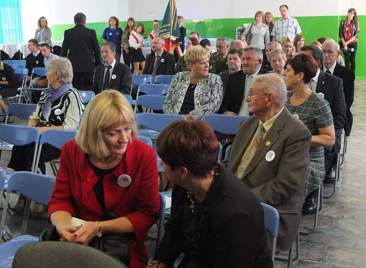 Uroczystości w gimnazjum