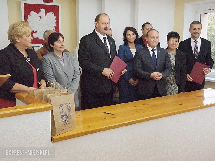 Podpisanie umów w Malczycach