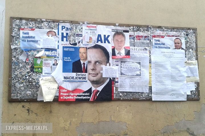 Kampania wyborcza w centrum miasta