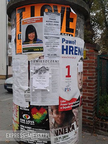 Kampania wyborcza w centrum miasta