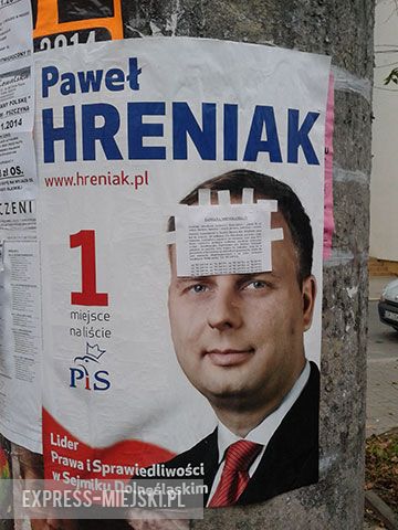 Kampania wyborcza w centrum miasta