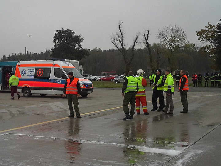 Ćwiczenia na wrocławskim lotnisku