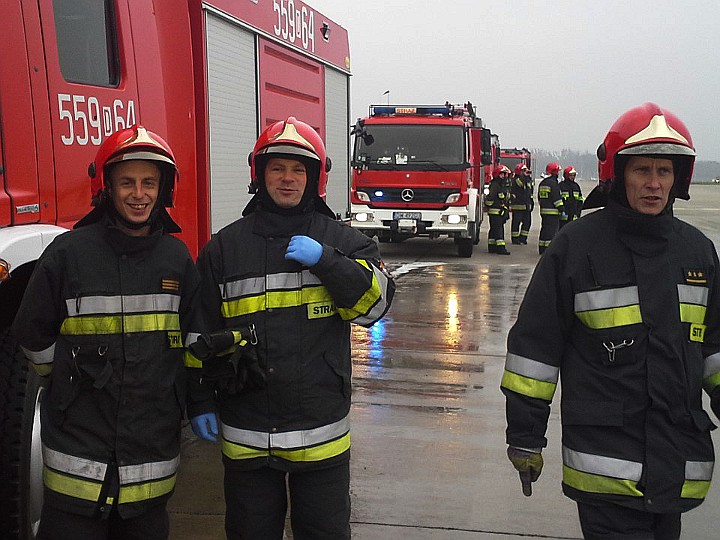 Ćwiczenia na wrocławskim lotnisku