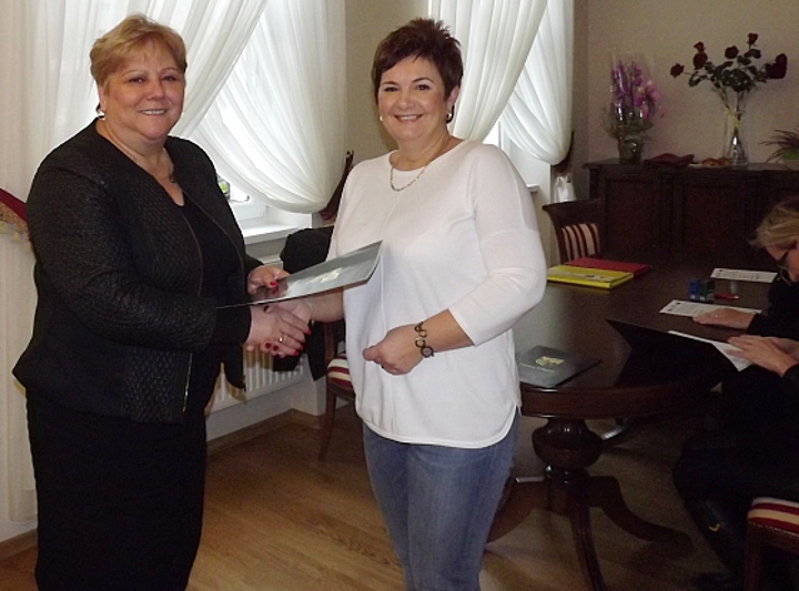 Spotkanie z dyrektorami szkół i GOPS-u w Udaninie