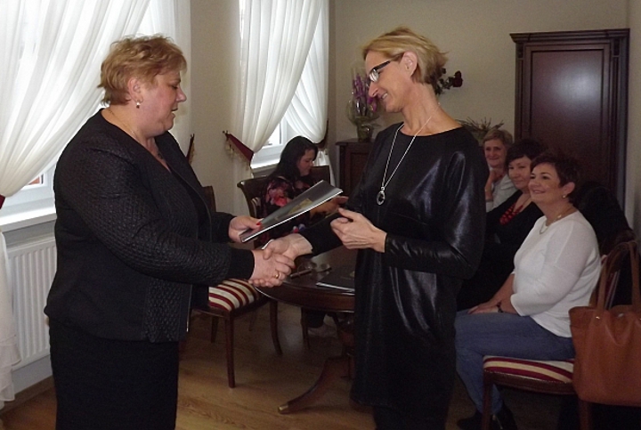 Spotkanie z dyrektorami szkół i GOPS-u w Udaninie