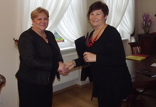 Spotkanie z dyrektorami szkół i GOPS-u w Udaninie